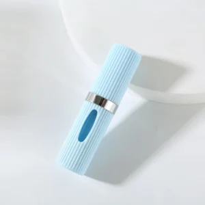 ขวดน้ำหอมแบบเติมด้านล่าง ขนาด 8 มล. สีฟ้า